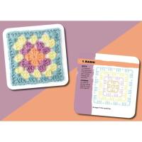 Kit De Tejido DIY Con Diseños De Cuadrados Abuela Juego De Tarjetas De Patrones Para Adultos Conjunto De Combinación Y Diseño - details 3