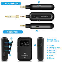 Transmisor Receptor Inalámbrico 2.4G Estéreo Para Monitor De Oído Interno Rotación De 90° Sistema De Plug And Play Baja Latencia Para Estudio Banda En Directo - details 4