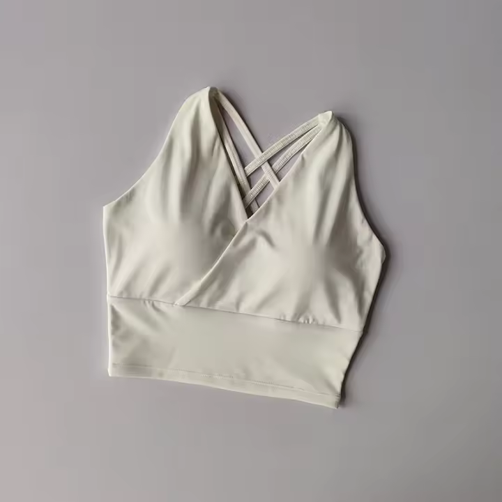 Sudadera Deportiva De Alta Gama Para Mujer Anti-sudor Fitness Top Sin Costuras Yoga Shockproof Crop Top Push up Bras Para Gimnasio Ejercicio - 1