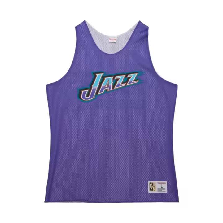 Camiseta Reversible Utah Jazz NBA Mesh Tank Vintage Logo - Mitchell and Ness - 1