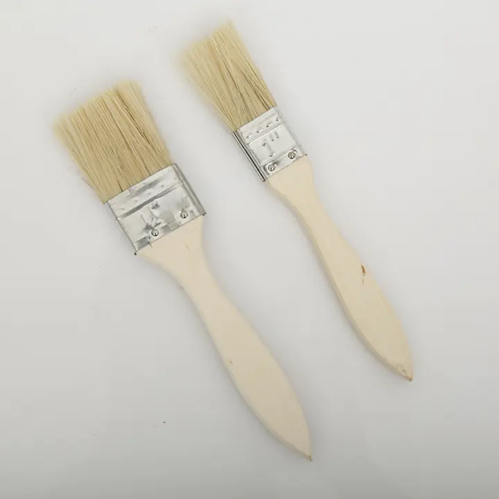 Pinceles para hornear, mango de Madera, Cerdas Naturales, paquete de 2 - 1