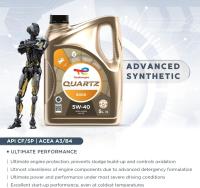 Total Aceite Lubricante de Motor Total Quartz 9000 5W-40 5 Litros - details 4