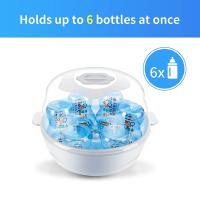 Esterilizador De Vapor Para Microondas Para Botellas De Bebé Almacenamiento Y Soporte De Tetas Alta Temperatura ABS P.P. - details 5