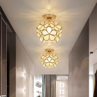 Luz De Techo Minimalista Moderna Con Estilo Nórdico Diseño De Pétalos Vidrio Mezclado Apto Para Pasillos Habitaciones Y Cocinas - details 3