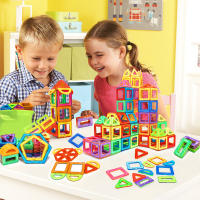 Juguetes De Construcción Magnéticos Grandes Educativos Para Niños Y Niñas Regalos De Cumpleaños En Colores Variados Fomentan Las Habilidades De Coordinación - details 4