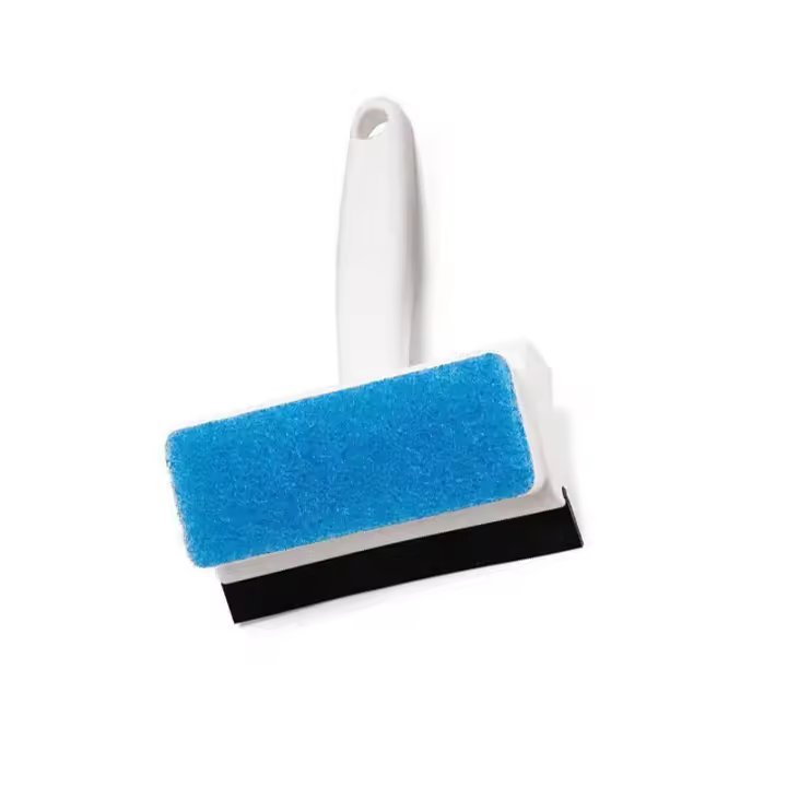 Cepillo De Limpieza Multifuncional Doble Cara Para Vidrio Y Espejo Cepillo De Limpieza Para Baño Escobilla De Doble Lado Para Limpieza De Azulejos Y Espejos - 1