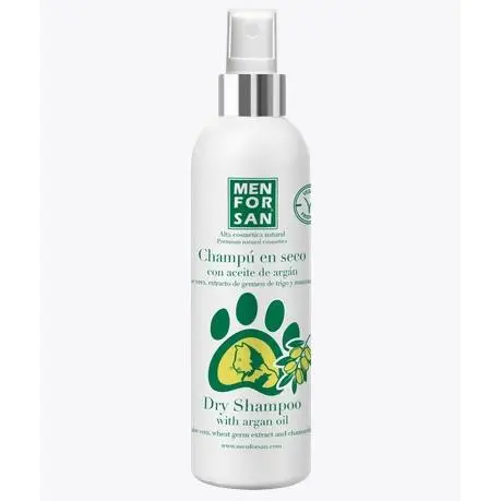 Champú en Seco Aceite de Argán para Gatos 250ml - Menforsan - 1