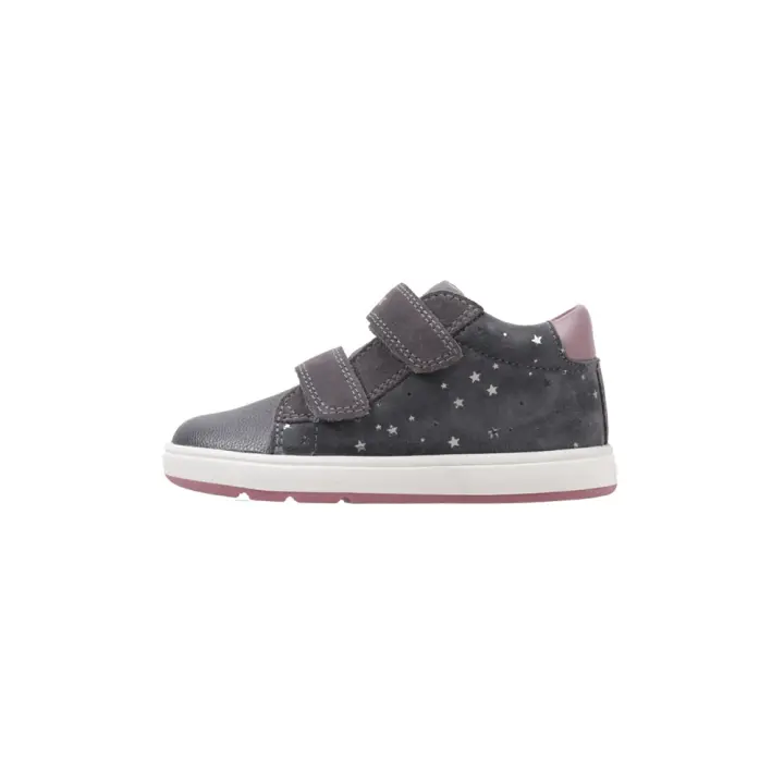 Geox B BIGLIA GIRL C Deportivas Con Velcro Bebé - niña (hasta la talla 30) Gris - 1