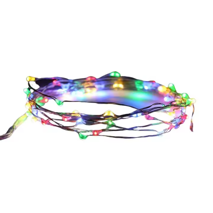 Gerimport Guirnalda Micro-led Navidad 100 Luces Multicolor Metal - 1