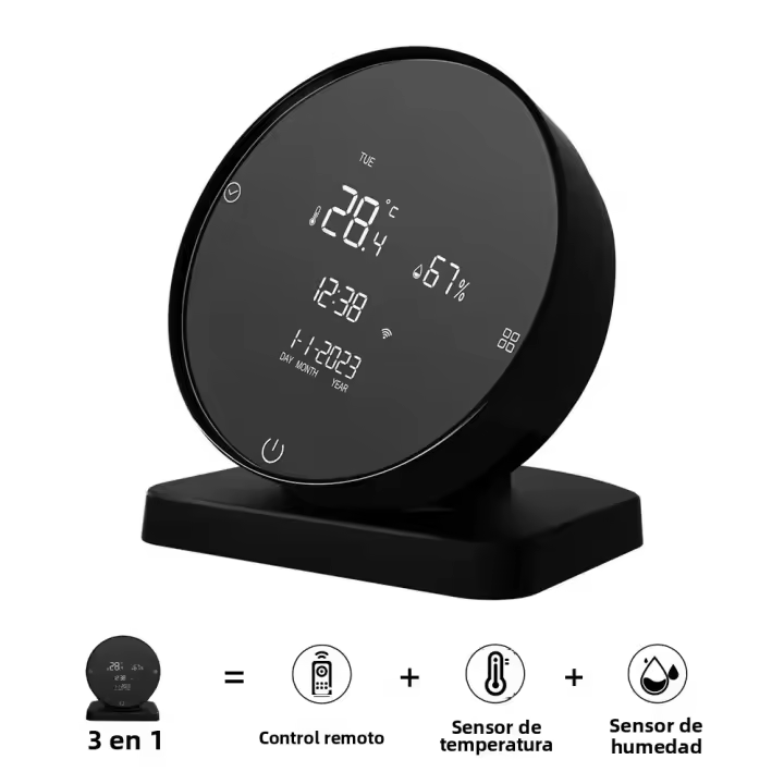 Sensor De Temperatura Y Humedad Inteligente AVATTO Tuya WiFi Control Remoto IR Compatible Con Alexa Y Google Home - 1