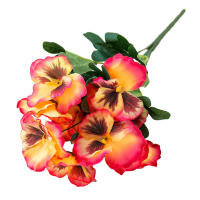 10 Cabezas De Margarita Artificial 26cm Bouquet Para Boda Fiesta Hogar Rama De Flores Artificiales Material COTON - details 26
