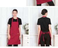 Nueva Moda Del Delantal De Cocina Para Mujer Y Hombre Chef Trabajo Delantal Para Barbacoa Restaurante Bar Tienda Salones De Belleza Estudios Uniforme - details 4