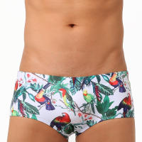 Nueva Ropa De Baño Para Hombre Moda 2023 Pantalones De Natación Estampados Con Push-up Elásticos Y Cómodos Para Playa Y Surf Con Cierre De Cordón - details 2