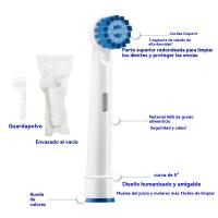 Hot Sale Cabezal Cepillo Dientes Eléctrico, Ondulado, Redondo, Limpieza, Blanqueamiento y Pulido, Cuidado de Encías, Limpieza de Lengua, Cabezal Cepillo Estándar, PBT, Respetuoso con el Medio Ambiente, Cabezales Cepillo Niños, Cabezales Cepillo Sensibles - details 4