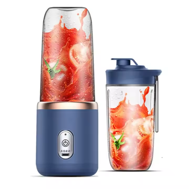 Licuadora personal recargable, licuadora inalámbrica de 400 ml para batidos, batidos, jugos y papillas (con vaso a juego incluido) - 1