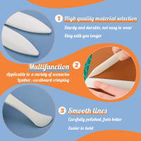 IMZAY 3/4/6 Pcs Ranas De Hueso Para Doblar Herramienta De Plegado Para Manualidades De Papel Cuero Y Encuadernación Set Profesional De Herramientas - details 4