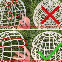 Jaula De Pato De Plástico Para Gallo Y Hamster Juego De 3 Piezas Jaula Sférica De Seguridad Para Cría De Pollos Alimentación Libre En Campo - details 6