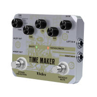 VIVLEX Ultimate Time Maker Pedal De Efectos Para Guitarra Y Bajo Con Función Tap Tempo Y 11 Tipos De Delays En Dual Foot Switch Multi-Box - details 4