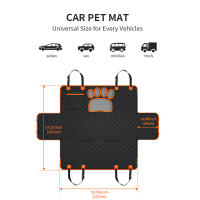 Cubierta De Asiento Para Coche Para Perros Y Gatos Impermeable Protector De Seguridad Para Todas Las Raza Tamaño Universal - details 1