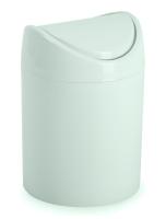 Papelera basculante plástico para mesa, Mini Basurero de Mesa, Cubo de Basura para Escritorio, Papelera de Oficina Pequeña, Papelera de Plástico con Tapa Basculante, 1.4 Litros, Azul, rosa fluor, verde fluor - details 2