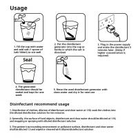 Generador De Desinfectante NaCl Generador De Agua Desinfectante 84 Desinfectador Doméstico Sterilizador De Agua USB Portátil - details 26