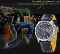 Reloj De Cuarzo Para Hombre PAGANI DESIGN 2023 Marca De Lujo Moda Militar Cuero Reloj De Pulsera Deportivo Resistente Al Choque Y Al Agua Movimiento Japonés - details 13