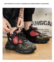 Zapatillas De Hombre Alta Comodidad Transpirables Casual Versátiles Con Suela Gruesa Para Otoño 2026 Cuero Artificial Malla - details 16