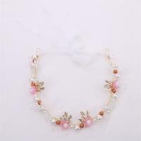 Diadema De Boda Bohemia Para Niñas Adorno De Cabello Con Perlas Y Flores Guirnalda De Novia Aro De Cabeza Joyería De Pelo Regalos Para Niños Estilo Moda Primavera Verano - details 16