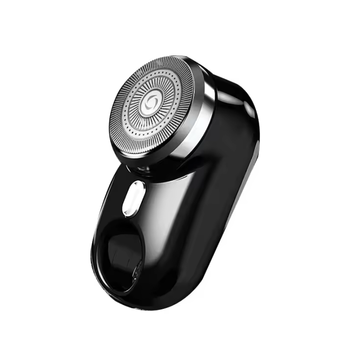FGNS Mini Afeitadora, Mini Shaver USB con pantalla LED, Mini Afeitador Eléctrica Portátil, Afeitadora Seco Húmedo, Mini Afeitadora Eléctrica con lámpara de ambiente para hombres,  Para El Hogar, Coche, Viajes - 1