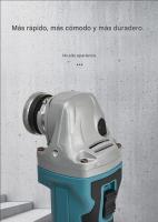 Amoladora Angular Profesional - Motor Sin Escobillas, Ultra Ligera para Hogar y Taller | Corte, Pulido y Lijado de Alta Precisión (Incluye Disco Multiusos) - details 4