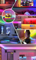 Tira De Luz LED RGB IC WS2811 Direccional 720 LEDs Brillo Alto Flexible DC12V 24V RA90 Para Decoración De Hogar Y Jardín - details 8
