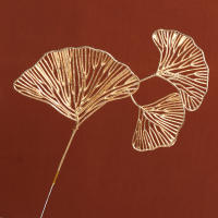 2/5Pcs Decoración De Flores Artificiales Doradas Para Decorar Habitaciones En Casa Año Nuevo Y Navidad Falsas Plantas Ornamento Para Fiesta De Año Nuevo 2023 - details 9