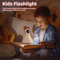 Walkie-talkies recargables para niños, paquete de 2, de largo alcance, 22 canales, radio bidireccional con linterna LCD retroiluminada, juguetes para niños de 3 a 12 años, juegos familiares, senderismo al aire libre, camping. - details 1