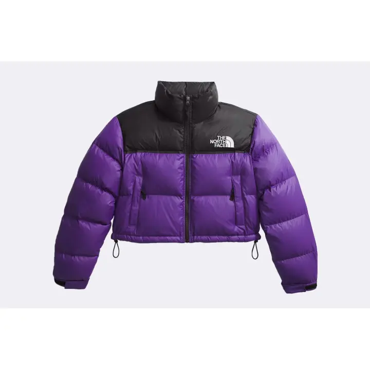 Chaqueta corta Nuptse para mujer de The North Face en color morado - 1