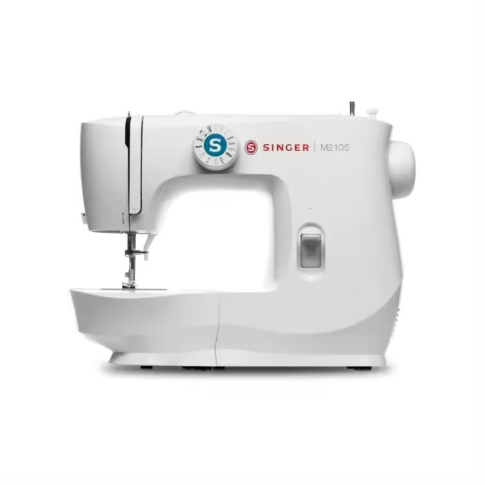 Máquina de Coser Singer M2105 - Perfecta para Principiantes - 8 Puntadas - Canillero Metálico - 1