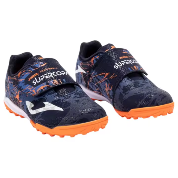 Zapatillas Joma Super Copa Jr 2403 Azul Marino Turf Scjw2403Tfv Niños Futbol Cesped Artificial Tf - 1