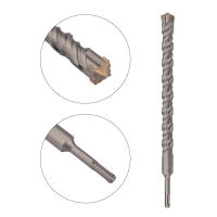 Martillo De Perforación De Impacto Cruzado 450mm Con Cabeza De Aluminio Y Acero Para Concreto Paredes Azulejos Mármol Granito SDS plus - details 1