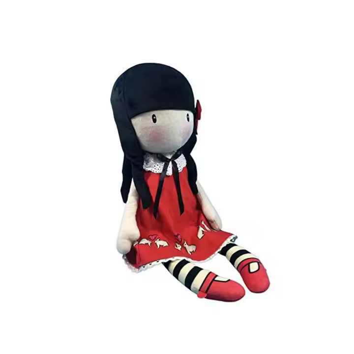 MUNECA DE TRAPO ,NINAS,GORJUSS PELUCHE ,SANTORO ,30CM,CON CAJA,REGALO,REY,COLOR ROJO,AZUL,NARANJA,VERDE,AZUL,,,,COLECIONISTA - 1