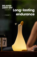 Lámpara Nocturna LED Recargable En Forma De Pato Cartoon Para Mesa De Noche En Dormitorio Y Jardín Cálida Luz De Silicona Suave Regalo De Cumpleaños - details 7