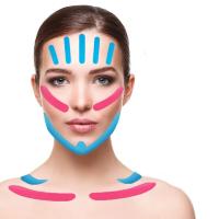 Cinta De Kinesiología Elástica Para Rostro 2.5CM X 5M Lifting De V Line Neck Y Ojos Eliminador De Arrugas Herramienta De Cuidado De La Piel Facial - details 1