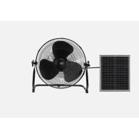 FABRILAMP Ventilador MOTOR DC Indistrial Solar Ciclon 20w Negro 5velocidades 3asp.negras C/puerto Usb Orientable 43x46x40cm panel solar BATERIA DE LITIO y funcionar 9H  con CABLE DE 4,20 METROS  Equipado con PUERTO USB CALIDAD TOP DE CONFIANZA - details 0