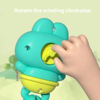 Juguetes De Baño Para Niños Sapo De Reloj Que Flota Y Nade Material De Plástico ABS Adecuado Para Edades 3-6 Años Unisex - details 1