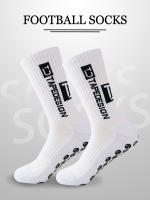 5 Pares De Calcetines De Fútbol Con Barra Media Antideslizante Y Base De Silicona Calcetines De Algodón Grueso Para Baloncesto Y Yoga Para Hombres - details 0