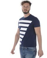 Camiseta Emporio Armani EA7 Algodón Hombre Azul 3ZPT86PJM9Z 1554 - details 2