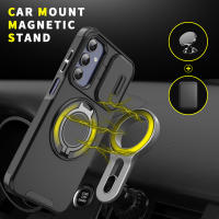 Funda Protectora De 360 Grados Para Samsung A13 A14 A15 A23 A25 A54 5G Con Soporte De Cámara Y Anillo Fuerte Cubierta Rígida Antigolpes - details 5
