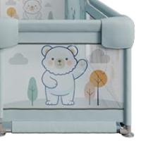 DeFieltro Parque Infantil Bebe 120x180 cm EXTRAFUERTE - Corral para Bebe Plegable FÁCIL Montaje- Corralito Bebe Acolchado y Zona de Juegos - Cuna Parque Bebe Grande Colchon +2 Agarraderas - details 7