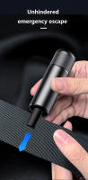 Martillo De Seguridad Para Coche Herramienta De Emergencia Para Romper Ventanas Y Cortar Correas De Seguridad Aluminio Lifesaving - details 8