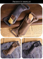 Funda De Cinturón Vintage En Cuero Genuino Para Cuchillo Plegable Y Mini Cuchillo De Bolsillo RIYAO Estuche De Cuero Vacío Para Herramientas Al Aire Libre - details 2