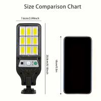 4PCS Luz De Pared Solar Con Sensor De Movimiento 108COB 3 Modos Para Terraza Jardín Valla Palacio Y Terraza Exteriores - details 1