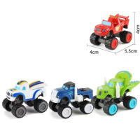 Figura De Acción Blaze Monster Machines De Dibujos Animados Plástico Y Aleación Coche Deformado Modelo Juguete Para Niños Regalos De Cumpleaños - details 5